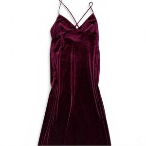 Lulus velvet maxi dress